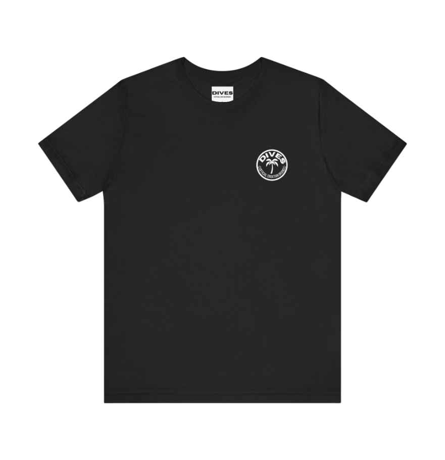 DIVES Summer Sunset Tee – Black
